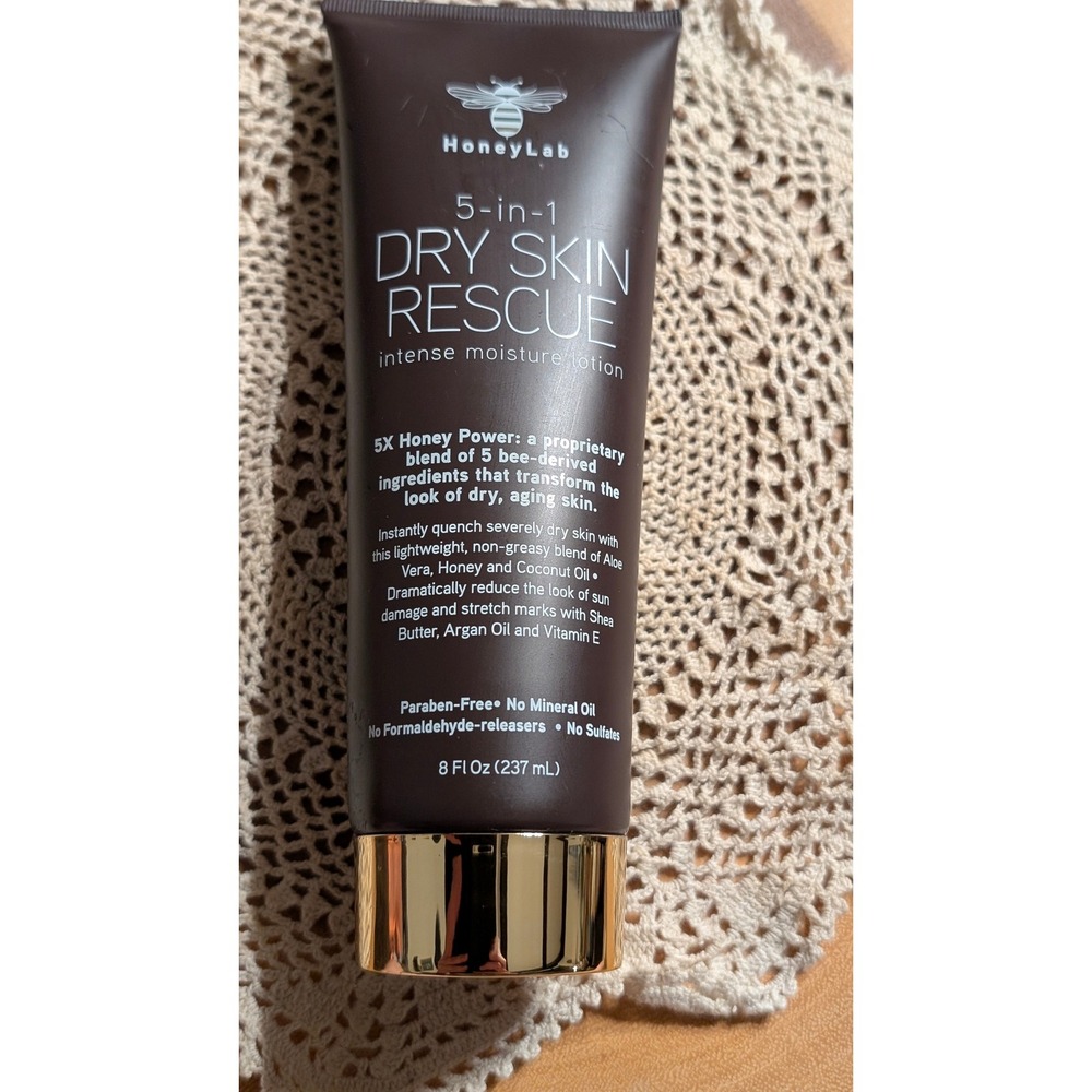 NEW HoneyLab 5-in-1 Dry Skin Rescue Intense Moisture Lotion 8 Fl Oz RARE HTF